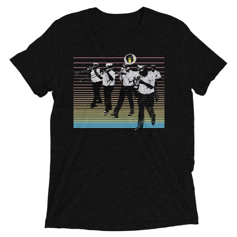 SECOND LINE Season New Orleans Vintage Pop Unisex Tri-blend T-shirt - NOLA REPUBLIC T-SHIRT CO.