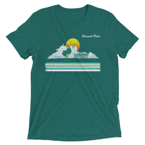Grand Isle: The Camp Tri-blend T-Shirt - NOLA REPUBLIC T-SHIRT CO.