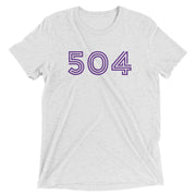 504 Mardi Gras Unisex Tri-blend T-Shirt - NOLA REPUBLIC T-SHIRT CO.