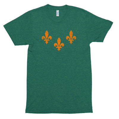 St. Patrick's New Orleans Flag Unisex Tri-Blend T-Shirt - NOLA REPUBLIC T-SHIRT CO.