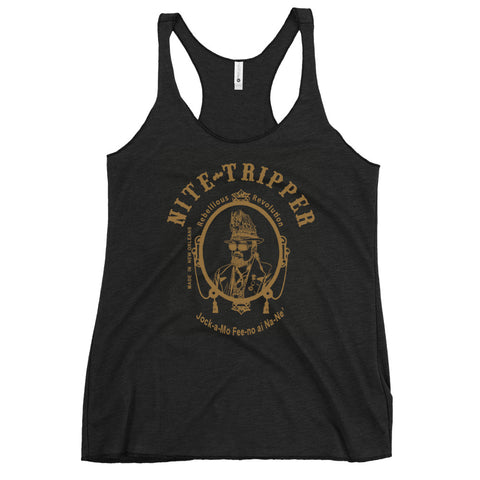 NITE-TRIPPER Dr. John Women's Racerback Tank - NOLA T-shirt, New Orleans T-shirt