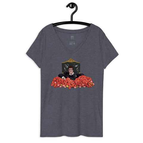 Crawface Women’s V-Neck T-Shirt - NOLA REPUBLIC T-SHIRT CO.
